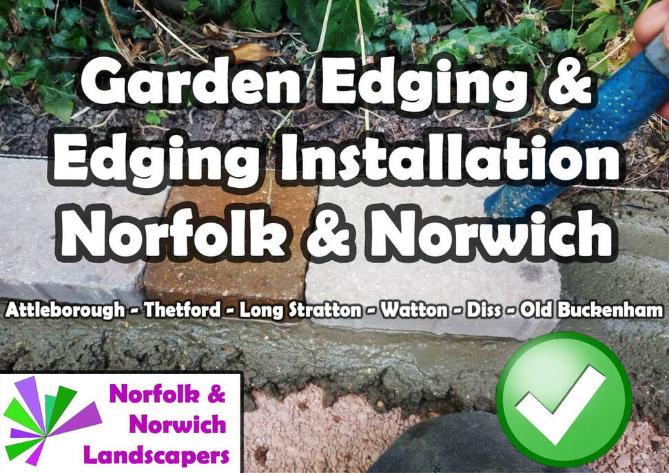Garden edging services in Norfolk Norwich